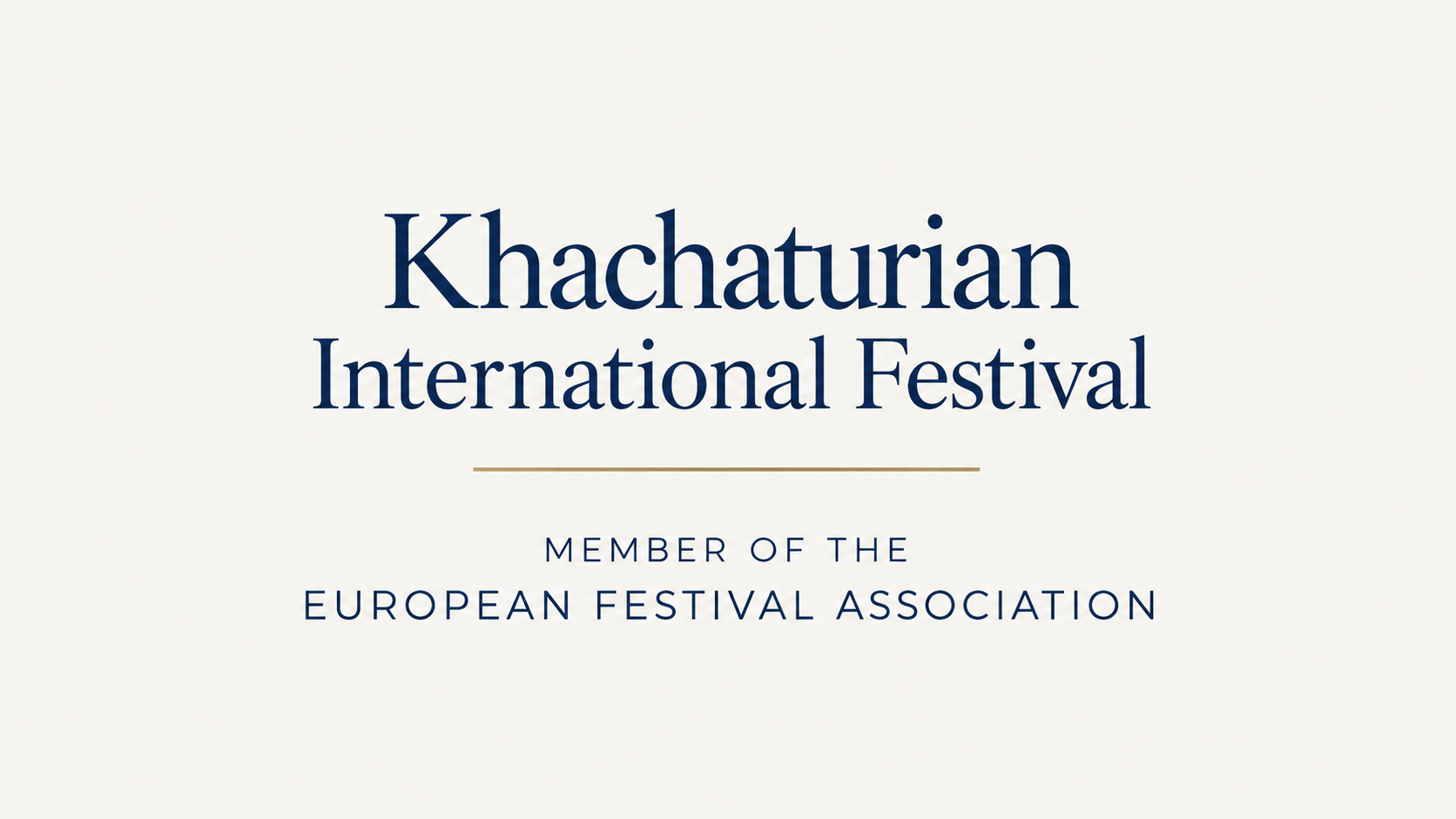 Khachaturian International Festival